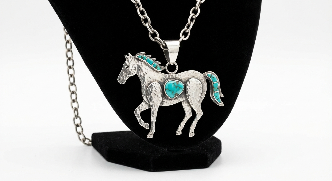 Horse Pendant Necklace