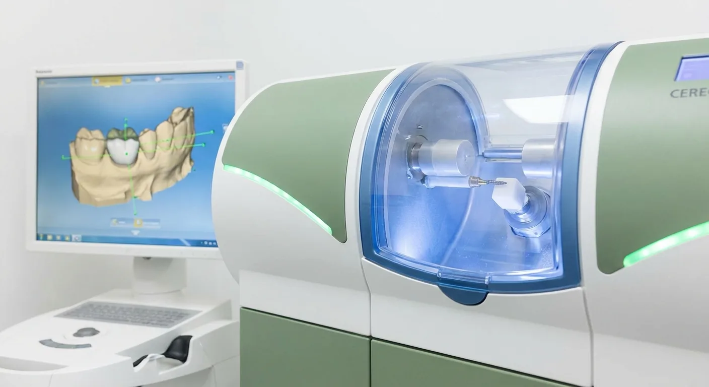 CEREC same-day crown technology