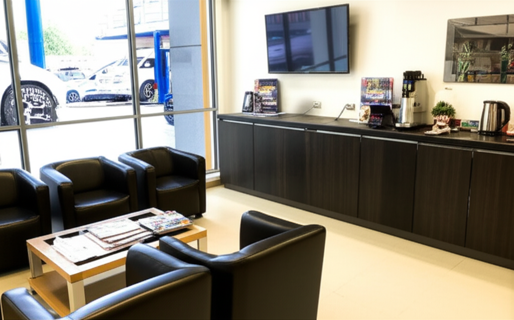 St. Matthews Auto comfortable waiting area