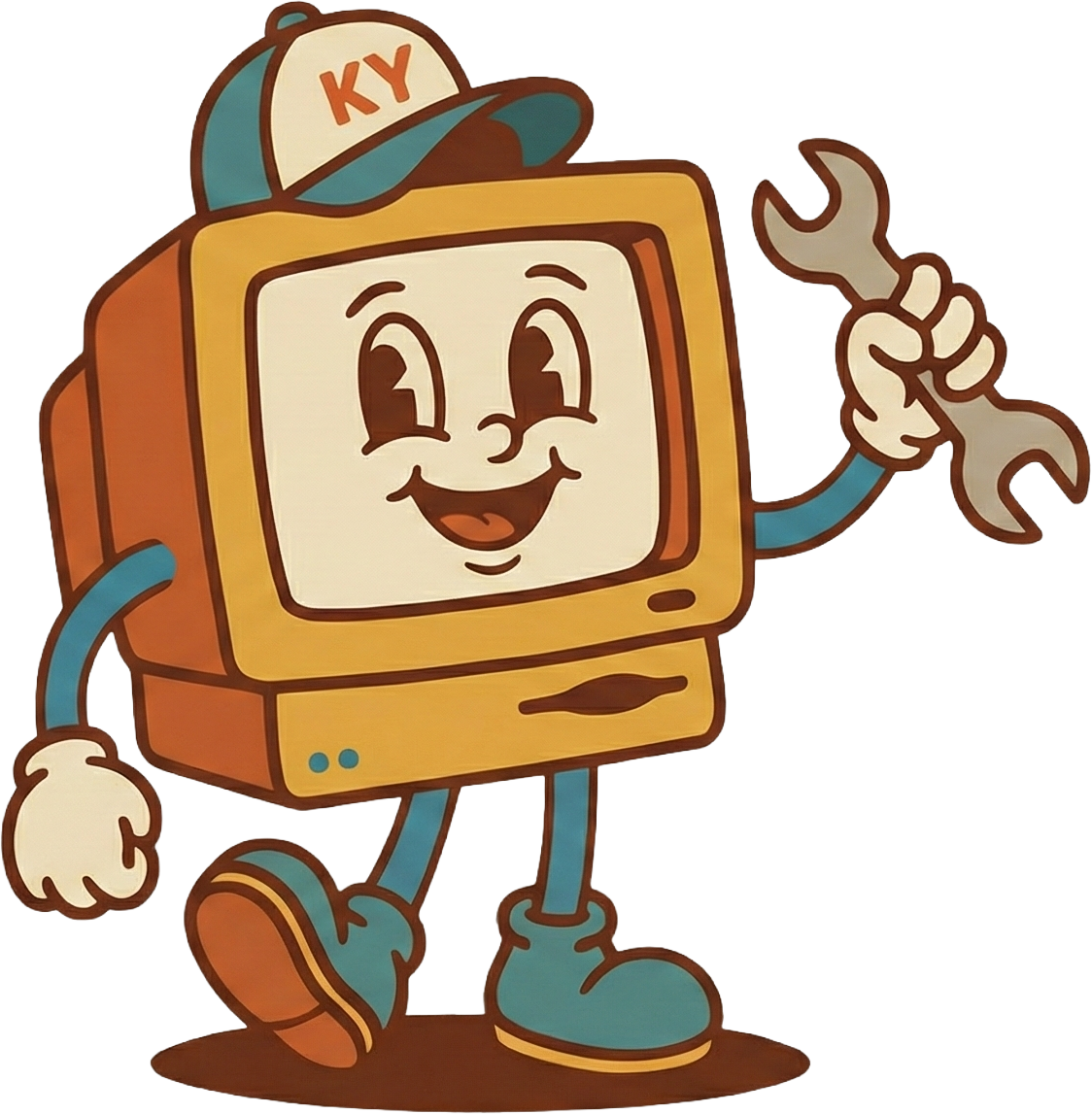 Louisville Web Guy mascot